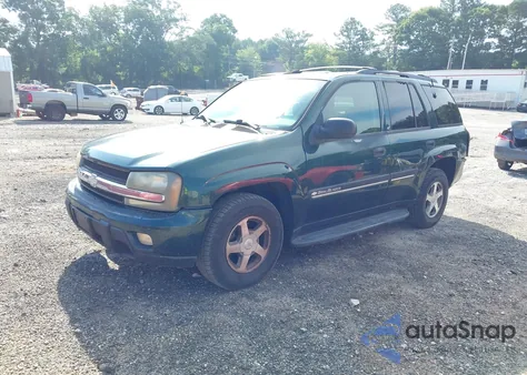 2002 Chevrolet Trailblazer Lt from USA, damaged, VIN 1GNDS13S222315430